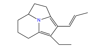 (E)-5-Ethyl-4-(prop-1-enyl)-1,2,6,7,8,8a-hexahydropyrrolo[2,1,5-cd]indolizine